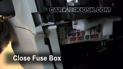 Interior Fuse Box Location: 2012-2015 Toyota Prius Plug-In - 2013